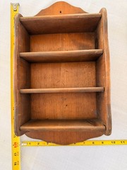Antique Wooden Apothecary Cabinet – 6 Drawer Spice Chest – Primitive kitchen