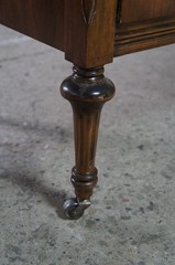Antique Victorian Walnut Gentleman’s Chest of Drawers Cabinet Console 35″