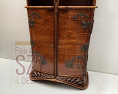 Meuble De Salon Art Nouveau, Armoire De Cabinet Qualité Musée, Design Majorelle