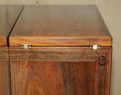 RENO WAHL FOR DYRLUND VINTAGE DANISH ROSEWOOD METAMORPHIC CAPTAINS CAMPAIGN BAR