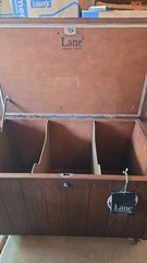 lane furniture record cabinet vintage