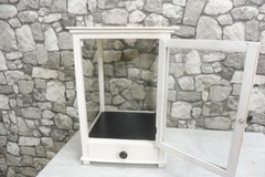Mid Century wooden Showcase Cabinet Small Cabinet Bathroom Cabinet Shabby chic