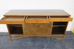 Paul McCobb Irwin Collection Mid Century Two Part Sideboard Display Shelves 5769