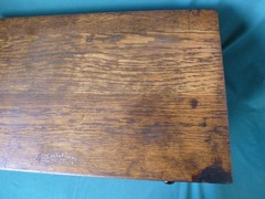 Antique Solid Oak Jessen & Rosburg Chicago Six Drawer Watch Makers Cabinet