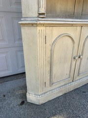 Large Rustic Wood Corner Hutch Cabinet Reclaimed Pallet Wood Local Pickup