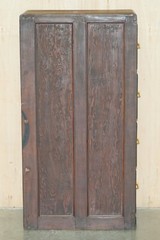 ANTIQUE ART DECO CIRCA 1920’S RESTORED ENGLISH OAK FILING CABINET NEW FITTINGS