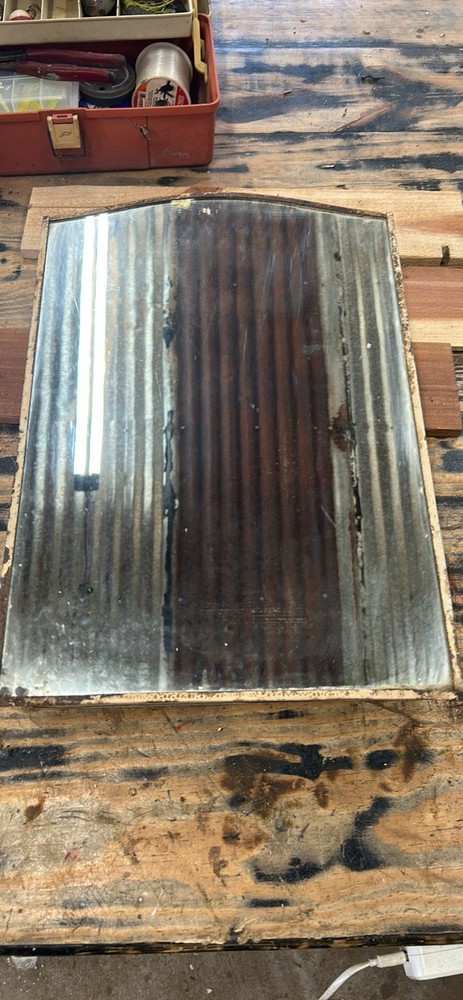 Antique Metal Medicine Cabinet
