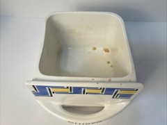 Dutch Delft Suiker Spice Cabinet Labeled Drawer Antique Replacement White/Blue