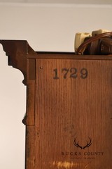 Baker Furniture Georgian Style Vintage Mahogany Breakfront Bookcase