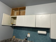 Vintage American Kitchens Full Steel Cabinet Set, Great for Airbnb/Restoration