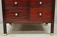 Antique General Optical Mahogany Ophthalmic Cabinet Roll Top Medical Work Desk
