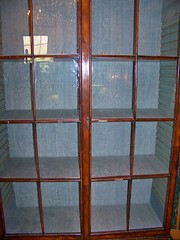 19th C English Queen Ann Style Display Cabinet