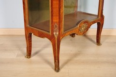 Transition style display case in Linke’s taste, violet wood, circa 1880