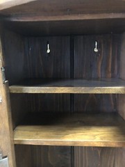 Vintage Antique Wall Display/Spice Wood Cabinet