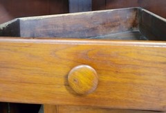 Circa 1860’s 2 piece Walnut Corner Cabinet