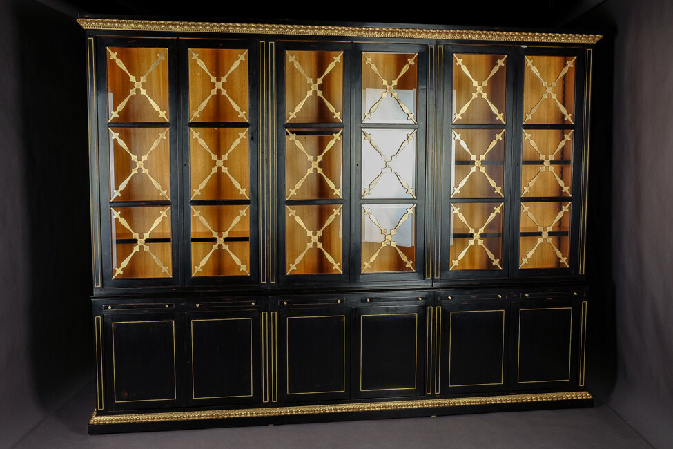 O-Sam-14 Highly Significant Library Cabinet in the Biedermeier Style