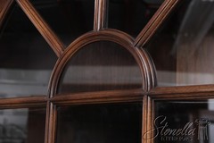F71051: STICKLEY Chippendale Mahogany Corner China Cabinet