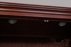 L72275: HENKEL HARRIS Model 2365 Cherry 2 Piece Breakfront