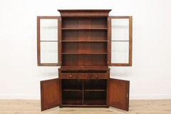 Empire Antique 1840s Mahogany China Display or Bookcase #56281