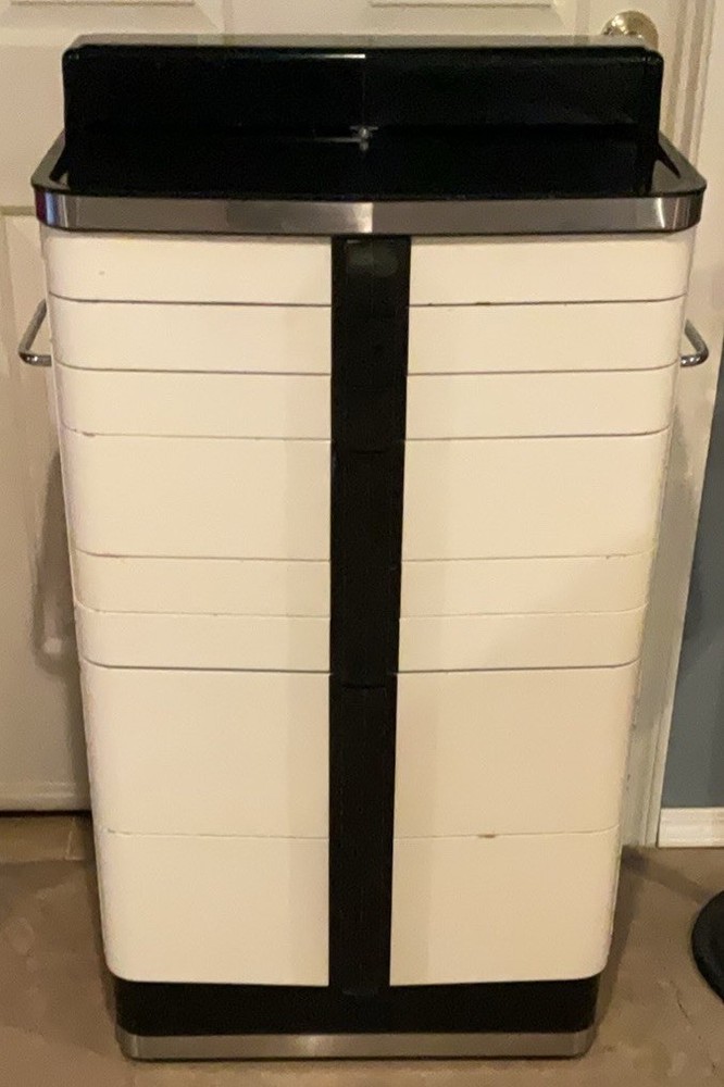Vintage Metal, Wood, Enamel Dental Cabinet, American Cabinet Co. Deco Style READ