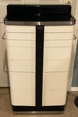 Vintage Metal, Wood, Enamel Dental Cabinet, American Cabinet Co. Deco Style READ