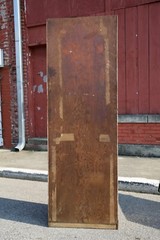 Antique File Cabinet apothecary wood drawer organizer vintage Book Ledger Holder