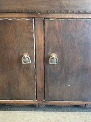 Vintage 1930s Signed Monterey Hutch