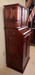 Antique Mahogany Deluxe Model Ransom & Randolph Dental Cabinet Model #35