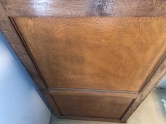 Antique Filing Cabinet, four drawer, oak, for filing letter size documents