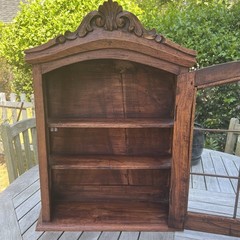 Mid Century Wall Cabinet Medicine Cabinet Teak Style Vintage Bathroom Storage