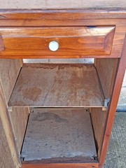 Vintage Country Handmade Solid Wooden Kitchen Jelly Cabinet Nightstand Cupboard