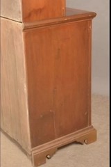 Antique Cherry Pa dutch cupboard step back farm house colonial country cabinet