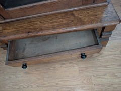 Merrill Farm Co. Bangor maine Oak Cabinet Hutch Cupboard Marked Very Rare 19th C