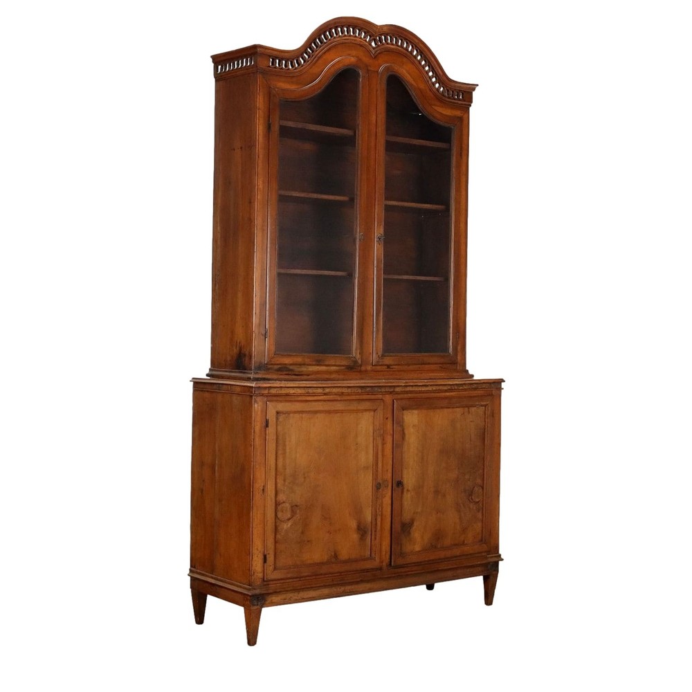 Antique Cupboard Neoclassical Style Walnut XIX Century Original
