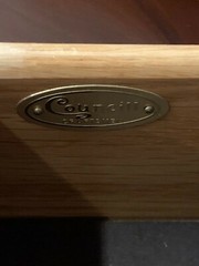 COUNCILL CRAFTSMEN Highly Inlaid Flame Mahogany Breakfront