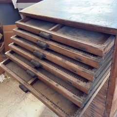 Vintage Oak Hamilton Printers/Blueprint Cabinet
