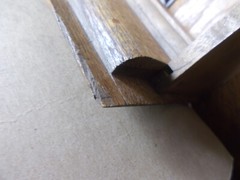 Vtg Antique Single Wood Oak Drawer Index File Cabinet 15″ long