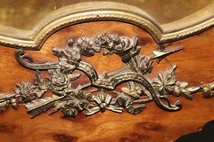 Francois Linke Attributed Louis XV Figural Bronze Ormolu Mahogany Vitrine