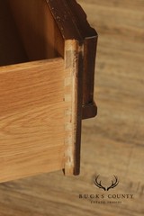 Lane ‘Pueblo’ Brutalist Oak China Cabinet