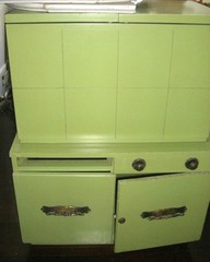 VINTAGE CABINET cocktail FERGUSON CUPBOARD WOOD 1950’s