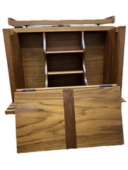 Vintage Ornate Portable Altar, Bar, Or Valuables Cabinet