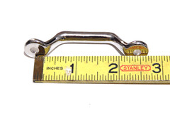 Hoosier Cabinet Hardware Tambour Door Lift Nickel Plated Brass Pull