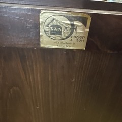 Ethan Allen Hitchcock Style Hand Painted Black Lacquer Dry Sink