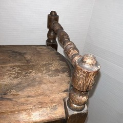 Antique Smoker Cabinet 1 Door Wooden Smoking Stand Pipe