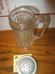 HOOSIER CABINET ORIGINAL SHAKER SPICE JAR LOT # 7-I