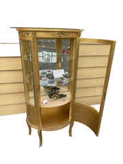 62863 Gold Decorator Bow Glass Curio China Cabinet
