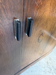 Harvey Probber Mid Century Modern Rosewood Display Cabinet Curio Bookcase 1960S