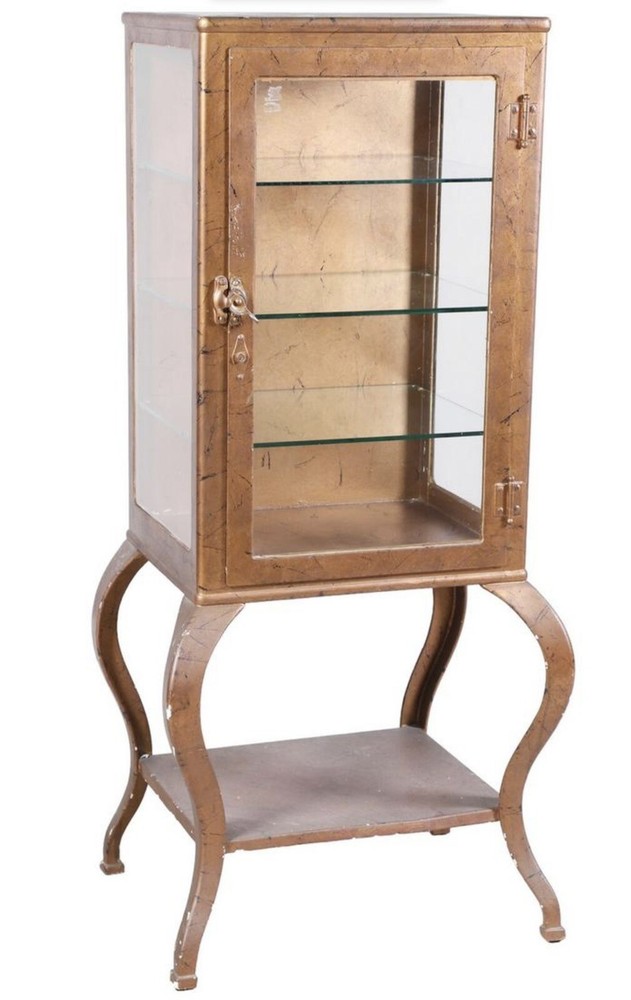 Antique Apothecary Cabinet Medical Cabinet Industrial Display Cabinet 1920’s