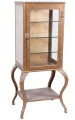 Antique Apothecary Cabinet Medical Cabinet Industrial Display Cabinet 1920’s