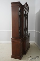 71978: KARGES 4 Door Mahogany Breakfront China Cabinet
